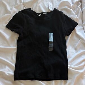 GAP Black Short Sleeve Kids Tee